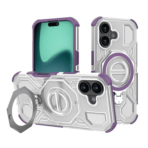 iPhone 17 Techsuit - Carbon Shield PRO - Lila Átlátszó. tok iPhone 17 Techsuit - Carbon Shield PRO - Lila Átlátszó. tok