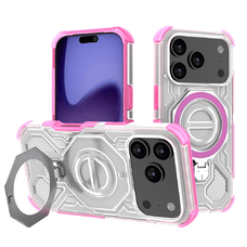 iPhone 17 Pro - Techsuit - Carbon Shield PRO - Rózsaszín Átlátszó tok