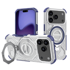 iPhone 17 Pro - Techsuit - Carbon Shield PRO - Kék Átlátszó tok