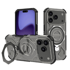 iPhone 17 Pro - Techsuit - Carbon Shield PRO - Smoke Black tok