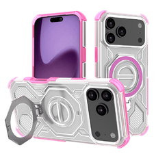 iPhone 17 Pro Max - Carbon Shield PRO - Pink Transparent védőtok tok