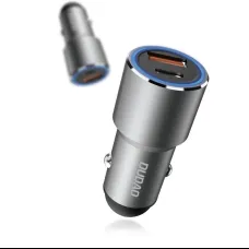Dudao autós töltő USB / USB Type-C PD QC. 22,5 W szürke (R4PQ)