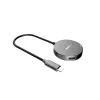 Dudao 4in1 Type-C csatlakozású USB elosztó - 1x USB 3.2 Gen 1 / 3x USB 2.0 HUB adapter fekete (A15BT) - 1. kép