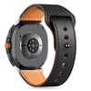 Tech-protect Leatherfit Samsung Galaxy Watch 8 / Classic (40 / 44 / 46 Mm) Fekete óraszíj - 0. kép