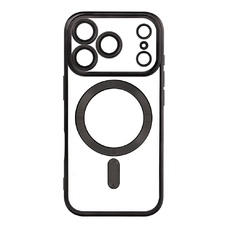 ELECTRO MAG COVER tok, kompatibilis a MagSafe funkcióval IPHONE 17 Pro-hoz (teljes gyűrű) fekete