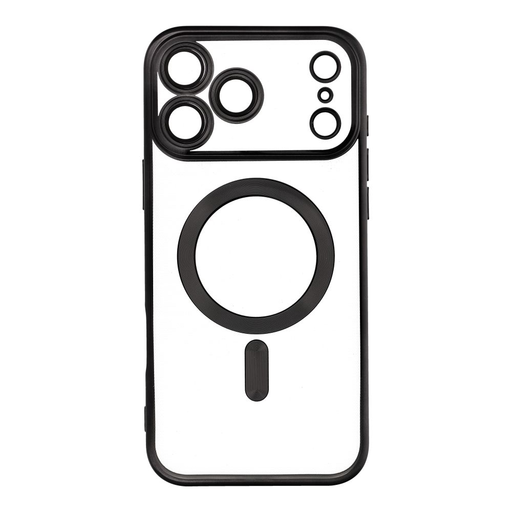 ELECTRO MAG COVER tok kompatibilis MagSafe-fel iPhone 17 Pro Max (teljes gyűrű) fekete