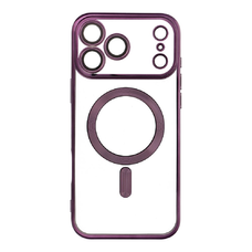 ELECTRO MAG COVER tok MagSafe kompatibilis IPHONE 17 Pro Max (teljes gyűrű) mély lila tok