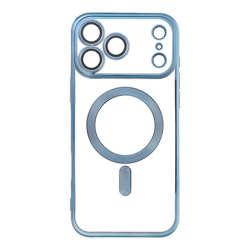ELECTRO MAG COVER tok kompatibilis MagSafe-fel az iPhone 17 Pro Max készülékhez (teljes gyűrű) kék színű tok ELECTRO MAG COVER tok kompatibilis MagSafe-fel az iPhone 17 Pro Max készülékhez (teljes gyűrű) kék színű tok