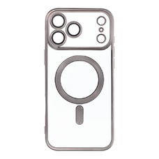 ELECTRO MAG COVER tok MagSafe-kompatibilis IPHONE 17 Pro Max készülékhez (teljes gyűrű) szürke titán