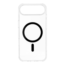 Drop Glue Színes Gyűrűs Mag Tok MagSafel kompatibilis IPHONE 17 Air fekete tok