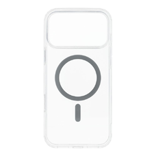 Drop Glue Színes Gyűrűs Mag Tok kompatibilis MagSafe iPhone 17 Pro Max (teljes gyűrű) szürke tok