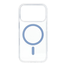 Drop Glue Színes Gyűrűs Mag Flip Tok kompatibilis MagSafe-hez IPHONE 17 Pro (teljes gyűrű) világoskék