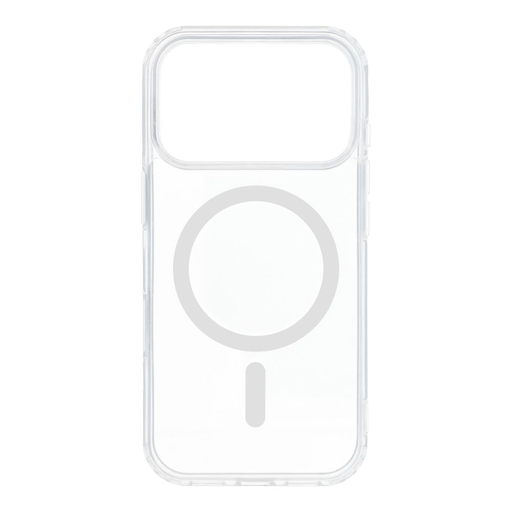 Drop Glue Színes Gyűrűs Mag Tok kompatibilis MagSafe-val iPhone 17 Pro-hoz (teljes gyűrű) fehér tok