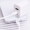 Maxlife MXTC-06-20AC PD QC töltő 1x USB-C 1x USB 20W fehér + USB-C - USB-C kábel 20W - 2. kép