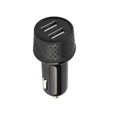 Forever autós töltő 1xUSB 2,4A + 1xUSB QC 3.0 LA-03 fekete