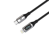 Forever LCD kábel USB-C - Lightning 1,0 m 27W fekete - 1. kép