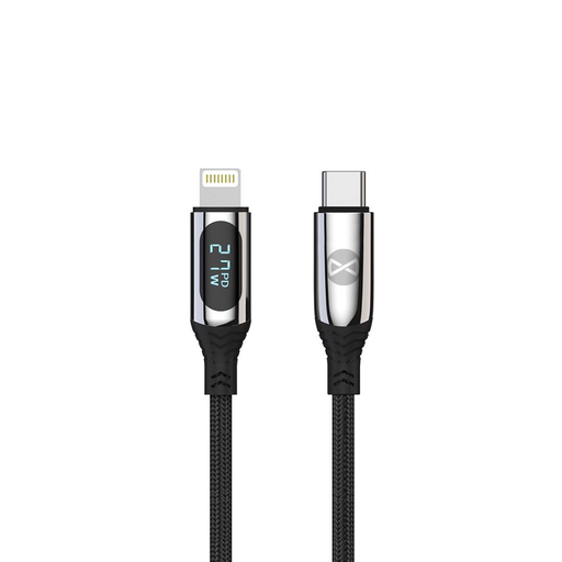 Forever LCD kábel USB-C - Lightning 1,0 m 27W fekete