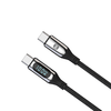 Forever LCD kábel USB-C - USB-C 1,0 m 100W fekete - 1. kép
