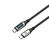 Forever LCD kábel USB-C - USB-C 1,0 m 100W fekete - 2. kép