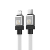 Baseus kábel CoolPlay USB-C - Lightning 2m 20W fehér - 1. kép
