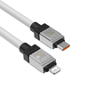 Baseus kábel CoolPlay USB-C - Lightning 2m 20W fehér - 3. kép