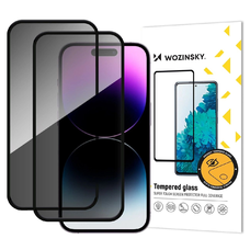 Wozinsky Privacy Glass üvegfólia iPhone 17 Pro-hoz, 2 darabos készlet üvegfólia