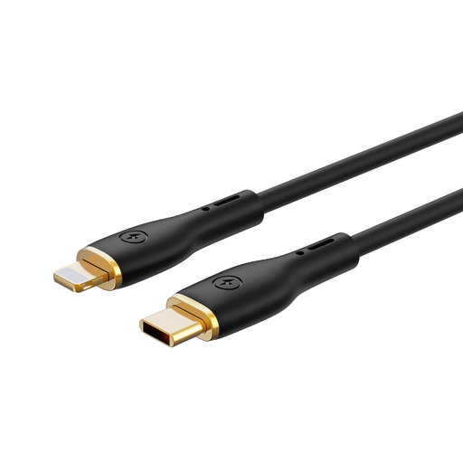 WIWU kábel YQ01 USB-C - Lightning 30W 1,2m fekete