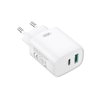 XO fali töltő CE29 PD 20W 1x USB-C 1x USB fehér + kábel USB-C - Lightning - 4. kép