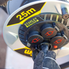 STANLEY SXECCM2FASE kültéri fém kábeldob, 25 m, IP44-es védelem, kábelvezető, masszív fém dob és láb, H07RN-F 3G1,5 mm2 kábel, max. 3000 W - 0. kép