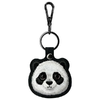 Nimmy Nagy Szemű Kisállat 2.0 Panda 3 az 1-ben Telefon Táska + Pénztárca + Tracker Tok - Fekete - 2. kép
