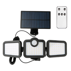SUNARI Napelemes Lámpa LED FLS-04 108SMD PIR 10W 800lm 6000K 2400mAh Li-Ion Forever Light