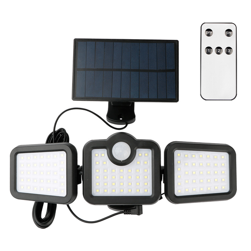 SUNARI Napelemes Lámpa LED FLS-04 108SMD PIR 10W 800lm 6000K 2400mAh Li-Ion Forever Light