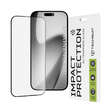 iPhone 17 Air - Techsuit - 111D Teljes Fedésű / Teljes Ragasztású Üveg - Fekete. üvegfólia