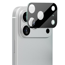 iPhone 17 Pro Max - Teljes Kameravédő Üveg - Fekete - Techsuit üvegfólia