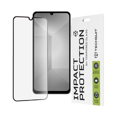 Teljes borítású / Teljes ragasztású üvegfólia - Techsuit - 111D - Samsung Galaxy A17 5G - Fekete üvegfólia