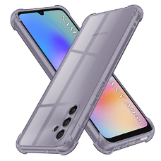  Samsung Galaxy A05s - Ütésálló átlátszó szilikon tok - Füstfekete