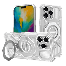 iPhone 16 Pro Techsuit - Carbon Shield PRO - Fehér Átlátszó. tok