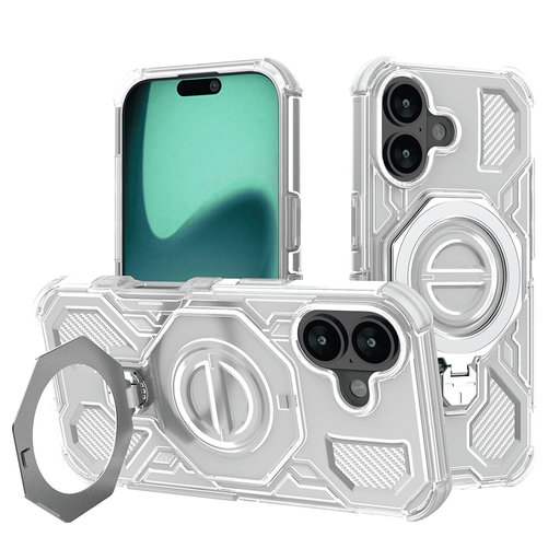 iPhone 17 - Techsuit - Carbon Shield PRO - Fehér Átlátszó tok