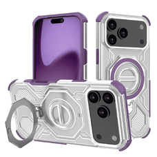 iPhone 17 Pro Max - Techsuit - Carbon Shield PRO - Lila Átlátszó tok