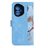 Techsuit - FlipCraft - Honor 400 - Élénk Kék (webshop termék neve) tok - 3. kép