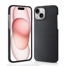 iPhone 15 Techsuit - Aramid szálas MagSafe tok - Fekete
