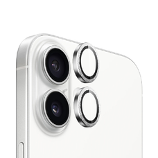  Blueo - Eredeti Fémkeretes Lencsevédő (2 darab) - iPhone 16 / iPhone 16 Plus - Csillogó Gyémánt üvegfólia