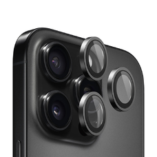  Blueo - 99 tükröződésmentes lencseüveg - iPhone 16 Pro / iPhone 16 Pro Max - Fekete Titán üvegfólia