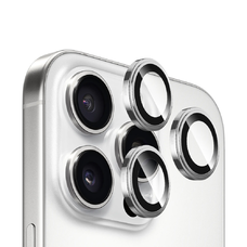  Blueo - Lencse Üveg - iPhone 16 Pro / iPhone 16 Pro Max - Ezüst Titán üvegfólia