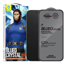  Blueo - Kristály Karcálló Üveg - iPhone 16 Pro - Fekete üvegfólia