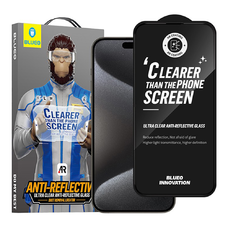  Blueo - Csillogásmentes HD Üveg - iPhone 16 Pro - Fekete üvegfólia