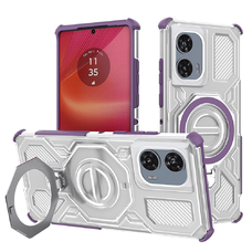 Techsuit - Carbon Shield PRO - Motorola Edge 50 Fusion - Lila Átlátszó Védőtok tok