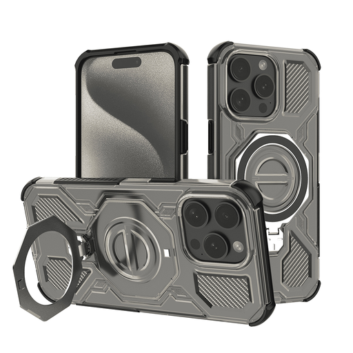 iPhone 15 Pro Max - Techsuit - Carbon Shield PRO - Füst Fekete tok iPhone 15 Pro Max - Techsuit - Carbon Shield PRO - Füst Fekete tok