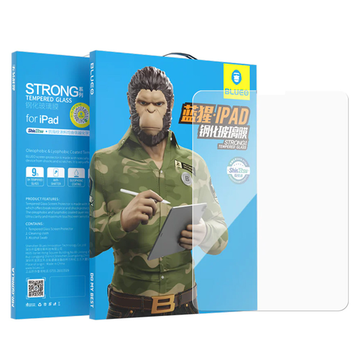 Blueo - HD Edzett Üveg Applikátor Pro-val - iPad Pro 13 (2024) - Átlátszó üvegfólia Blueo - HD Edzett Üveg Applikátor Pro-val - iPad Pro 13 (2024) - Átlátszó üvegfólia