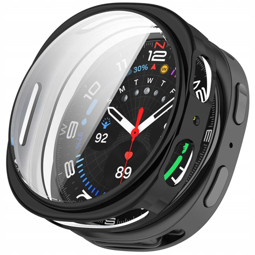 Tech-protect Defense Samsung Galaxy Watch 8 (44 mm) Fekete tok